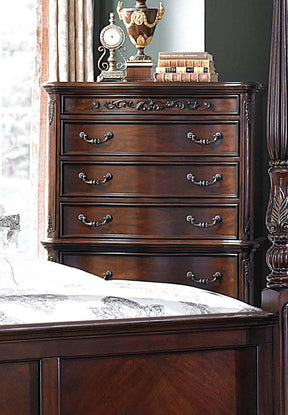 Homelegance Deryn Park 6 Drawer Chest in Cherry 2243-9 Half Price Furniture
