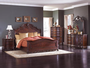 Homelegance Deryn Park 3 Drawer Nightstand in Cherry 2243-4 - Nightstand - Half Price Furniture