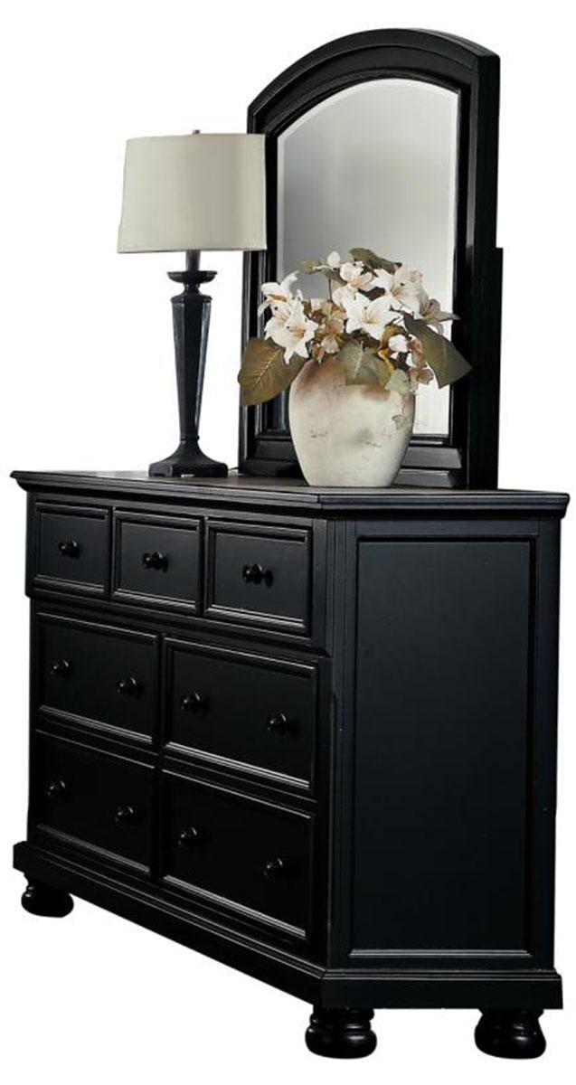 Homelegance Laurelin Mirror in Black 1714BK-6 - Mirror - Half Price Furniture