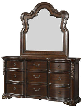 Homelegance Royal Highlands 9 Drawer Dresser in Rich Cherry 1603-5 - Dresser - Half Price Furniture