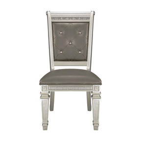 Homelegance Bevelle Side Chair in Silver (Set of 2) 1958S Half Price Furniture