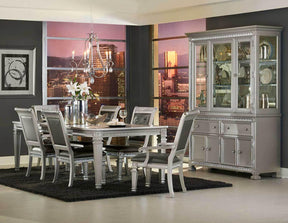 Homelegance Bevelle Arm Chair in Silver (Set of 2) 1958A - Dining Chair - Half Price Furniture