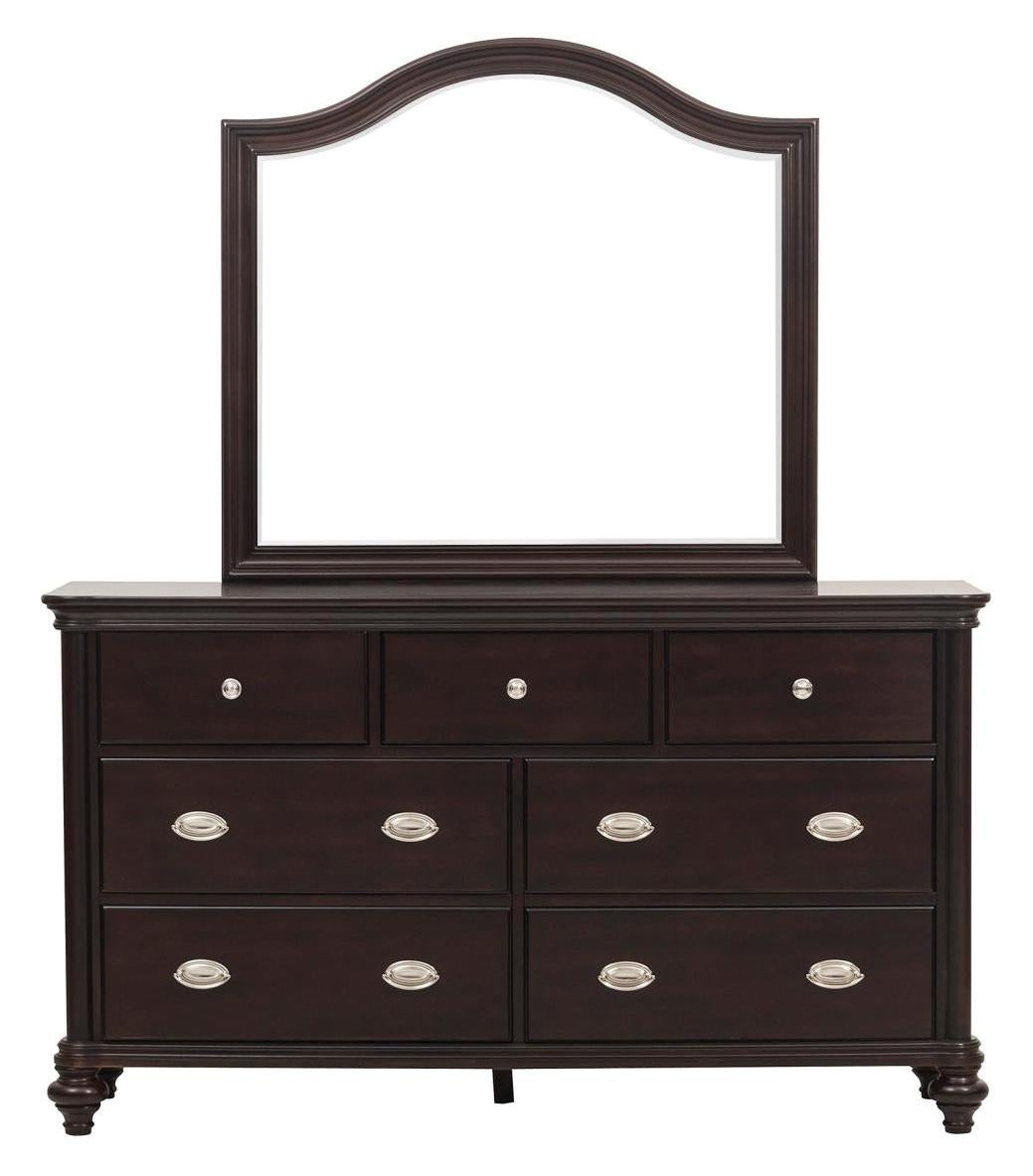 Homelegance Marston Mirror in Dark Cherry 2615DC-6 - Mirror - Half Price Furniture