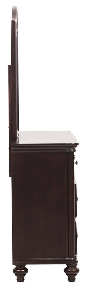 Homelegance Marston 7 Drawer Dresser in Dark Cherry 2615DC-5 - Dresser - Half Price Furniture