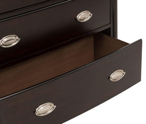 Homelegance Marston 5 Drawer Chest in Dark Cherry 2615DC-9 - Chest - Half Price Furniture