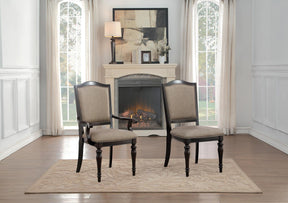 Homelegance Marston Side Chair in Dark Cherry (Set of 2) 2615DCS - Dining Chair - Half Price Furniture