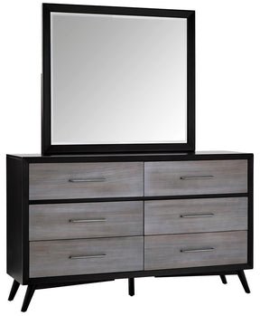 Homelegance Raku 6 Drawer Dresser in Gray 1711-5 - Dresser - Half Price Furniture