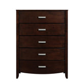 Homelegance Lyric 5 Drawer Chest in Dark Espresso 1737NC-9 - Half Price Furniture