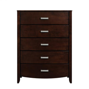 Homelegance Lyric 5 Drawer Chest in Dark Espresso 1737NC-9 - Half Price Furniture