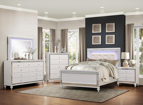 Homelegance Alonza 5 Drawer Chest in White 1845-9 - Chest - Half Price Furniture