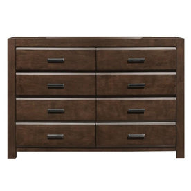 Homelegance Furniture Erwan 8 Drawer Dresser in Dark Walnut 1961-5 Half Price Furniture