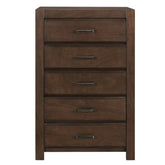 Homelegance Furniture Erwan 5 Drawer Chest in Dark Walnut 1961-9 Half Price Furniture