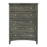 Homelegance Furniture Garcia 5 Drawer Chest in Gray 2046-9 Half Price Furniture