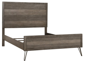 Homelegance Urbanite Full Panel Bed in Tri-tone Gray 1604F-1* - Bed - Half Price Furniture