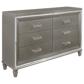 Homelegance Tamsin Dresser in Silver Grey Metallic 1616-5 Half Price Furniture