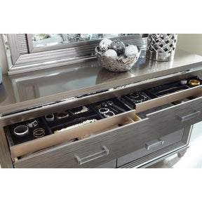 Homelegance Tamsin Dresser in Silver Grey Metallic 1616-5 Half Price Furniture