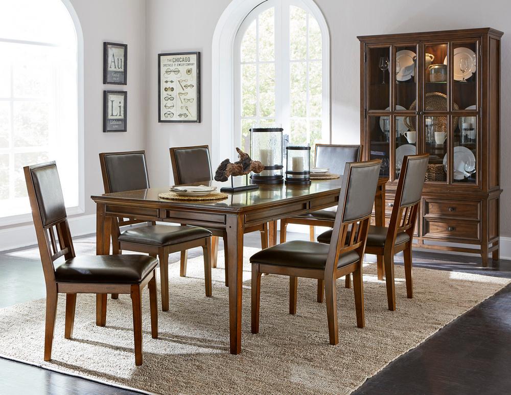 Homelegance Frazier Park Side Chair in Dark Cherry (Set of 2) - Dining Chair - Half Price Furniture