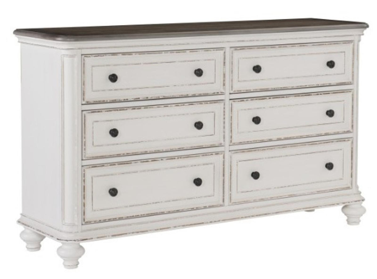 Homelegance Baylesford Dresser in Two Tone 1624W-5 - Dresser - Half Price Furniture