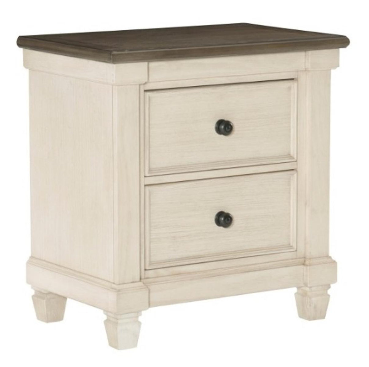 Homelegance Weaver Nightstand in Two Tone 1626-4 - Nightstand - Half Price Furniture