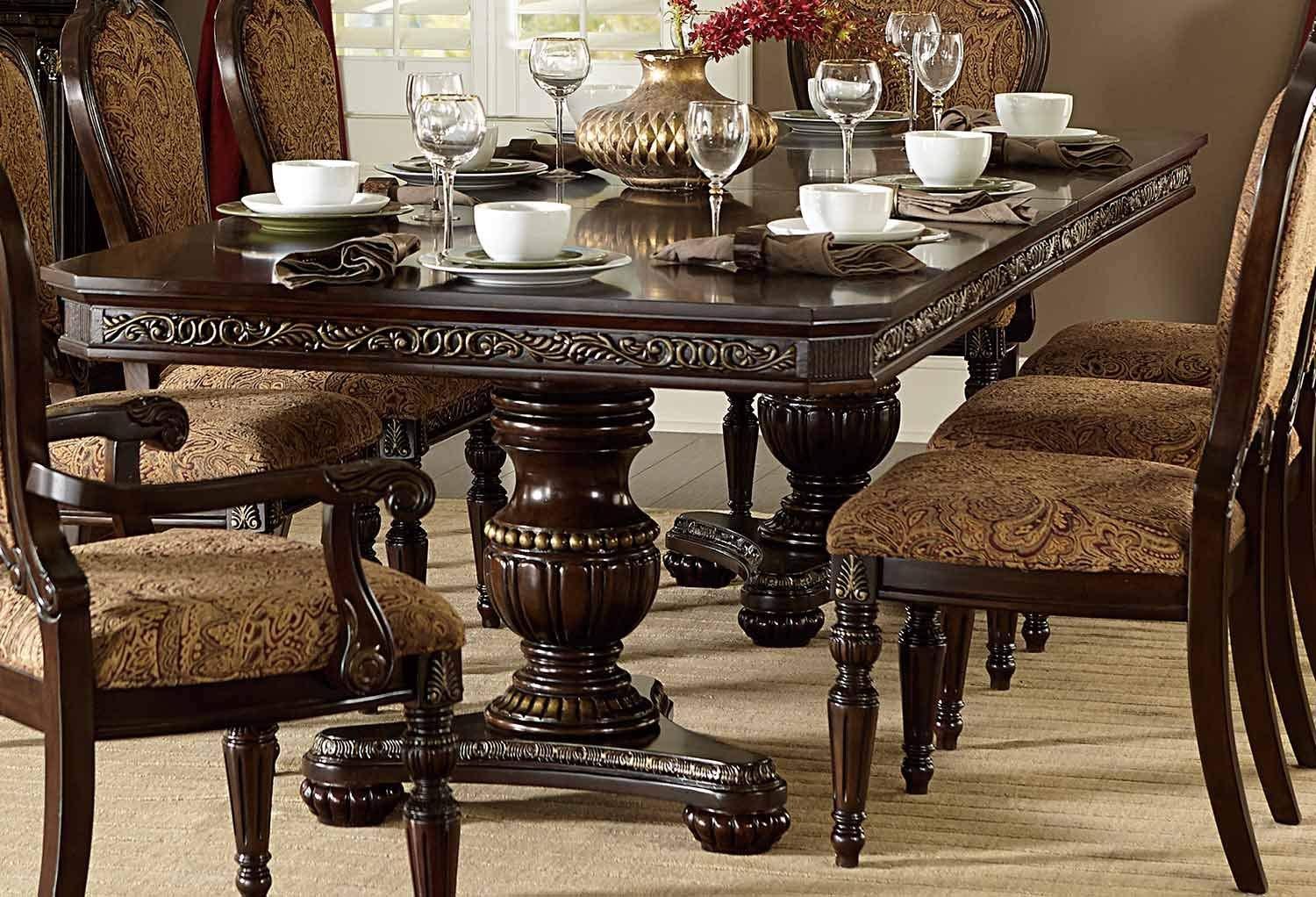 Homelegance Russian Hill Arm Chair in Cherry (Set of 2) - Dining Chair - Half Price Furniture