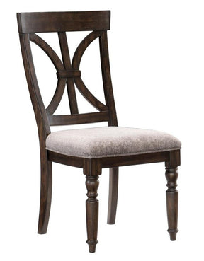 Homelegance Cardano Side Chair in Charcoal (Set of 2) - Dining Chair - Half Price Furniture