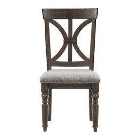 Homelegance Cardano Side Chair in Charcoal (Set of 2) Half Price Furniture