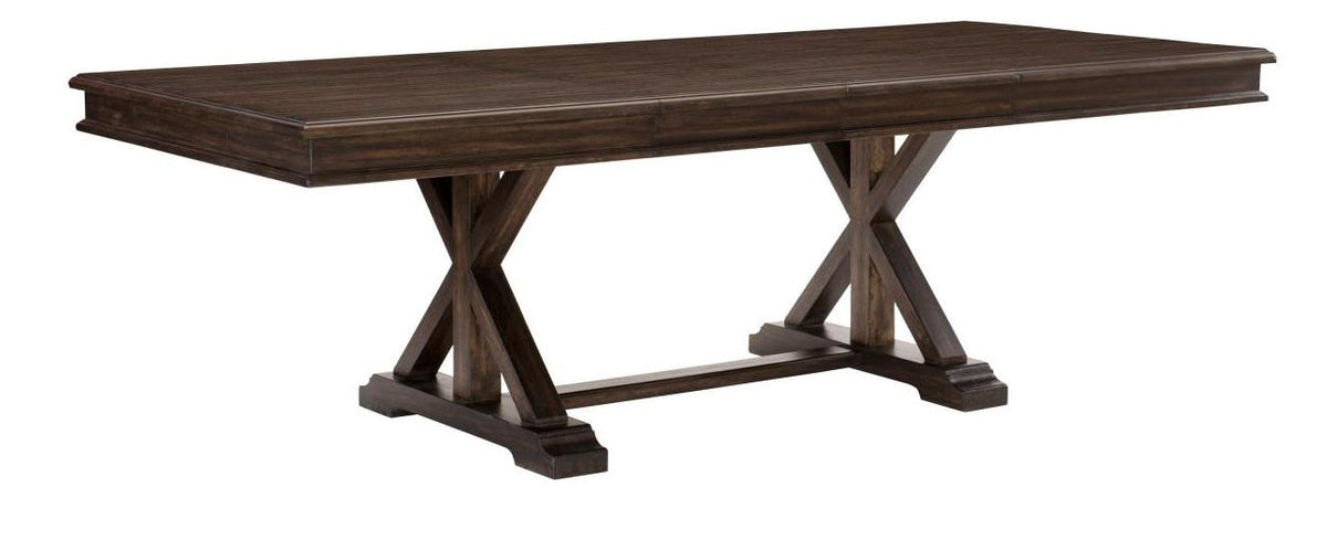 Homelegance Cardano Dining Table in Charcoal 1689-96* - Dining Table - Half Price Furniture