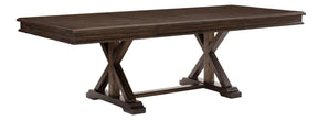 Homelegance Cardano Dining Table in Charcoal 1689-96* - Dining Table - Half Price Furniture