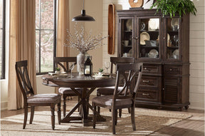 Homelegance Cardano Buffet & Hutch in Charcoal 1689-50* - Hutch - Half Price Furniture