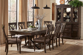 Homelegance Cardano Arm Chair in Charcoal (Set of 2) - Dining Chair - Half Price Furniture