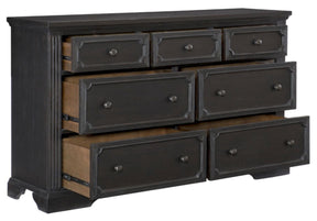 Homelegance Bolingbrook Dresser in Coffee 1647-5 - Dresser - Half Price Furniture