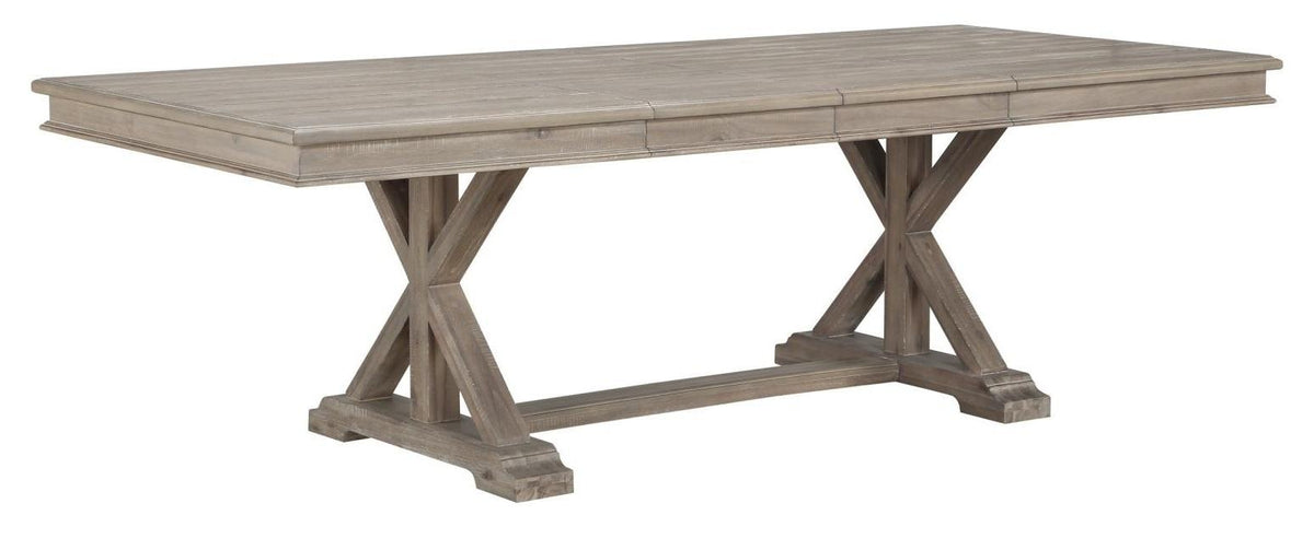Homelegance Cardano Dining Table in Light Brown 1689BR-96* - Dining Table - Half Price Furniture