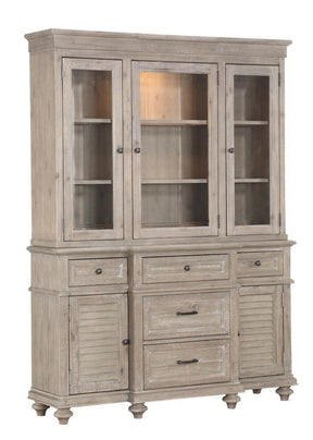 Homelegance Cardano Buffet & Hutch in Light Brown 1689BR-50* Half Price Furniture