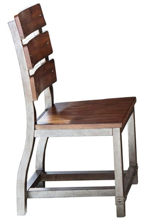 Homelegance Holverson Side Chair in Rustic Brown (Set of 2) - Dining Chair - Half Price Furniture