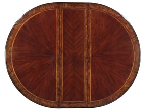 Homelegance Deryn Park Round Dining Table in Dark Cherry 2243-76* - Dining Table - Half Price Furniture