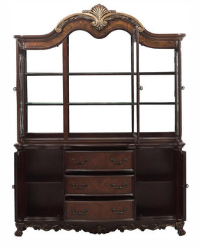 Homelegance Deryn Park Buffet and Hutch in Dark Cherry 2243-50* - Buffet - Half Price Furniture