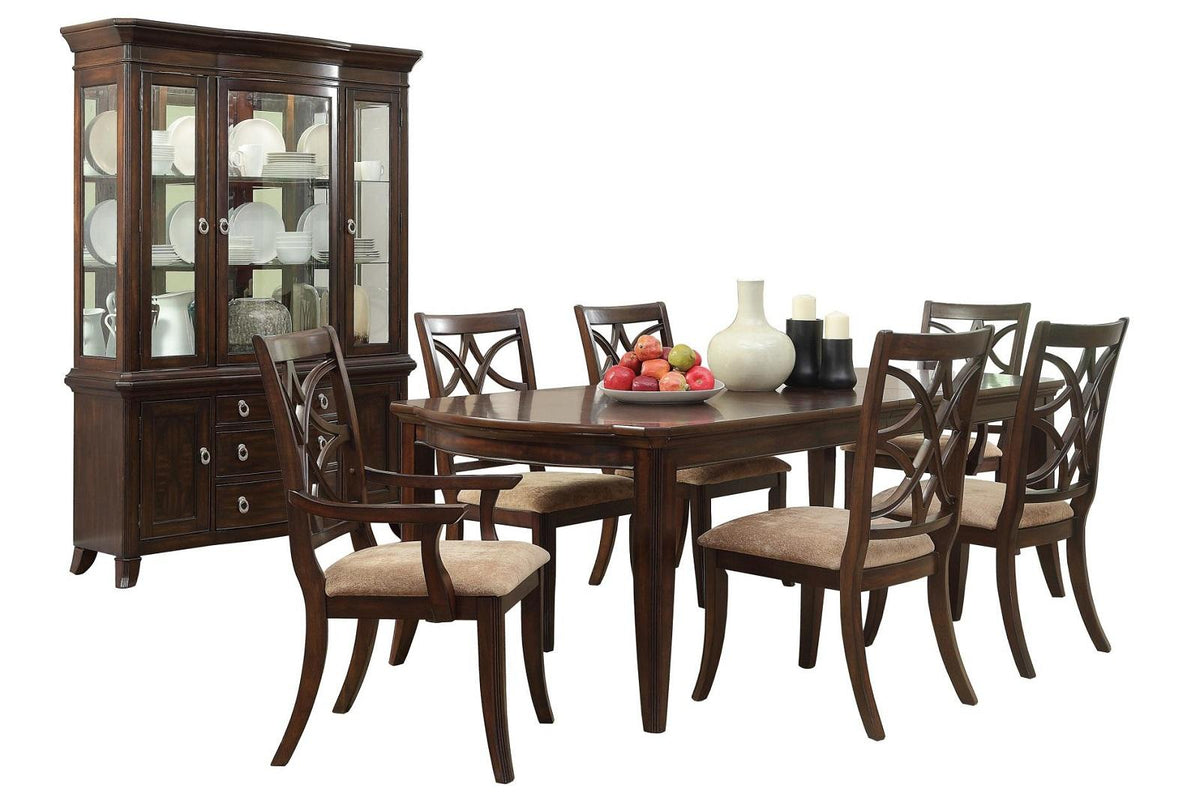 Homelegance Keegan Dining Table in Cherry 2546-96 - Dining Table - Half Price Furniture