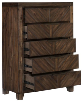 Homelegance Parnell Chest in Rustic Cherry 1648-9 - Chest - Half Price Furniture