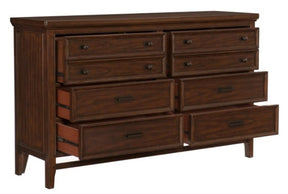 Homelegance Frazier Dresser in Dark Cherry 1649-5 - Dresser - Half Price Furniture