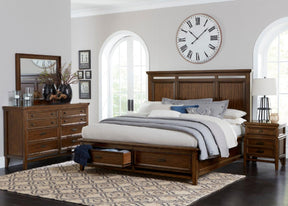 Homelegance Frazier Dresser in Dark Cherry 1649-5 - Dresser - Half Price Furniture