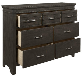 Homelegance Blaire Farm Dresser in Saddle Brown Wood 1675-5 - Dresser - Half Price Furniture