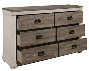 Homelegance Arcadia Dresser in White & Weathered Gray 1677-5 - Dresser - Half Price Furniture