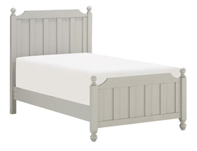 Homelegance Wellsummer Twin Panel Bed in Gray 1803GYT-1* - Bed - Half Price Furniture