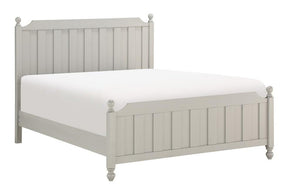 Homelegance Wellsummer Full Panel Bed in Gray 1803GYF-1* Half Price Furniture