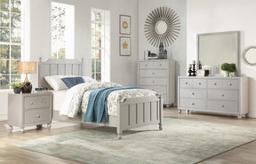 Homelegance Wellsummer 6 Drawer Dresser in Gray 1803GY-5 - Dresser - Half Price Furniture