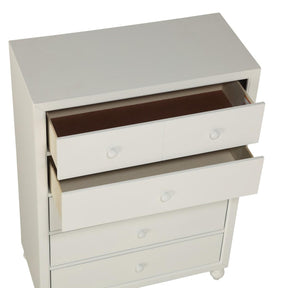 Homelegance Wellsummer 6 Drawer Dresser in White 1803W-5 - Dresser - Half Price Furniture
