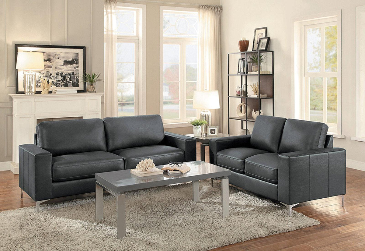 Homelegance Furniture Iniko Sofa in Gray 8203GY-3 - Sofa - Half Price Furniture