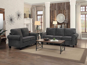 Homelegance Furniture Cornelia Sofa in Dark Gray 8216DG-3 - Sofa - Half Price Furniture