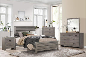 Homelegance Waldorf 5 Drawer Chest in Dark Gray 1902-9 - Chest - Half Price Furniture