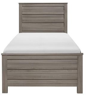 Homelegance Waldorf Twin Panel Bed in Dark Gray 1902T-1* - Bed - Half Price Furniture